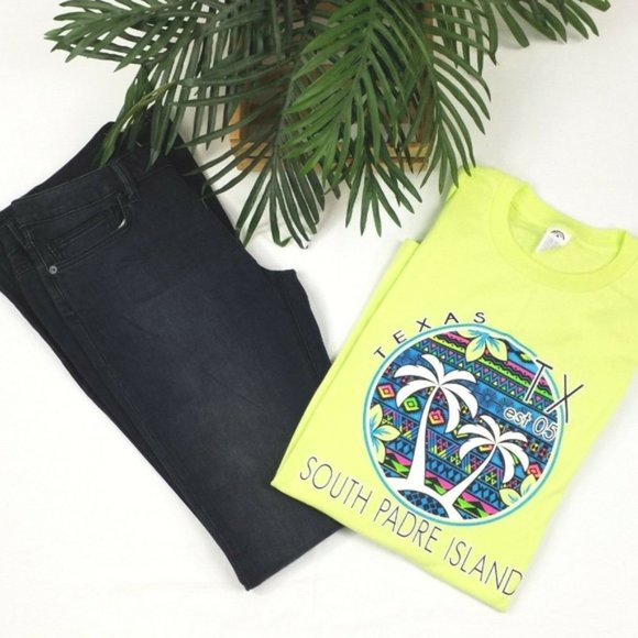 BCBGeneration The Jacob Black Stonewash Bell Bottom Denim Jeans Womens 30 NWT - Picture 12 of 13